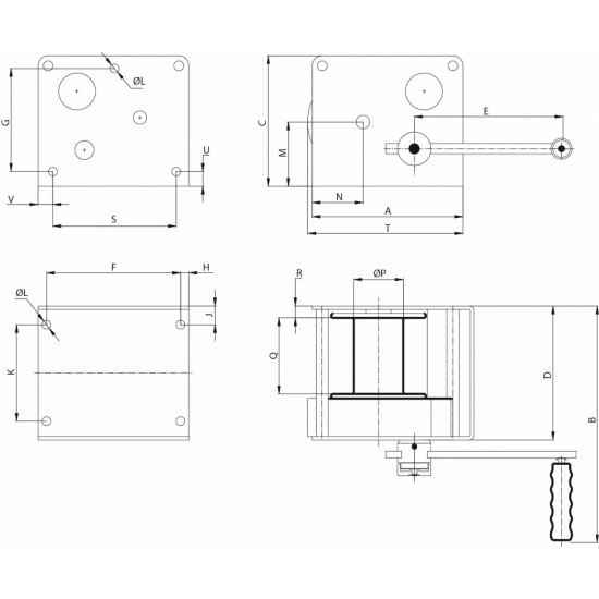 Βίντσι Χειρός 150kg RGL-150 REMA