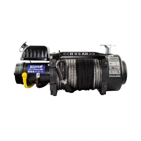 Βίντσι Ηλεκτρικό με Συνθετικό Σχοινί BST S 16500lbs 12V Husar Winch