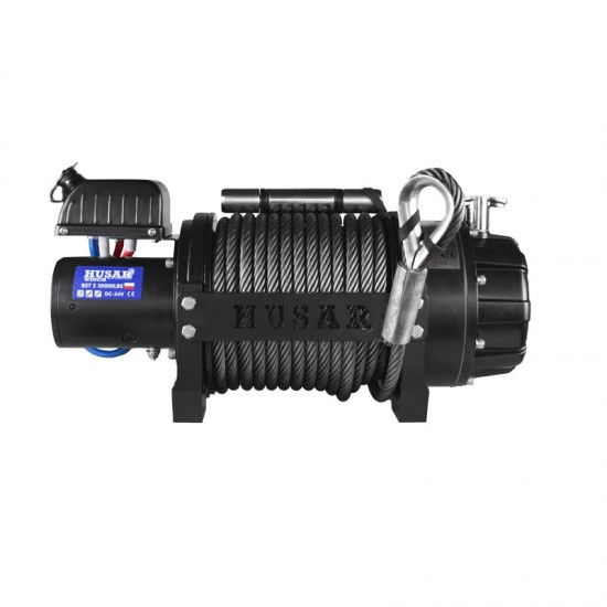 Βίντσι Ηλεκτρικό με Συρματόσχοινο BST S 35000lbs 24V Husar Winch