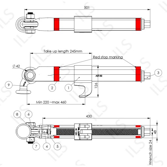 Speedlash with Elephant Foot AST-31 ILS