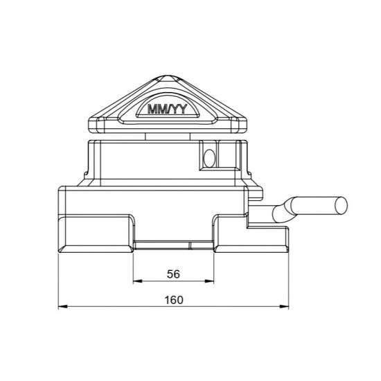 Longitudinal U-Frame Twistlock 55° Right Blocking BF-11-55-R ILS