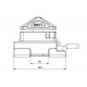Longitudinal U-Frame Twistlock 55° Right Blocking BF-11-55-R ILS