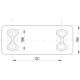 Double Transversal Round Cup Stacking Cone