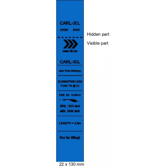 Ιμάντας Πρόσδεσης Αυτοκινήτων MBL 3t 2.8m CARL-30L ILS