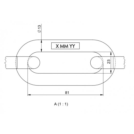Αλυσίδα Αίχμασης 13mm Grade 80 CL-13 ILS