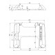 U-frame Decksocket 55° DF-31-55 ILS