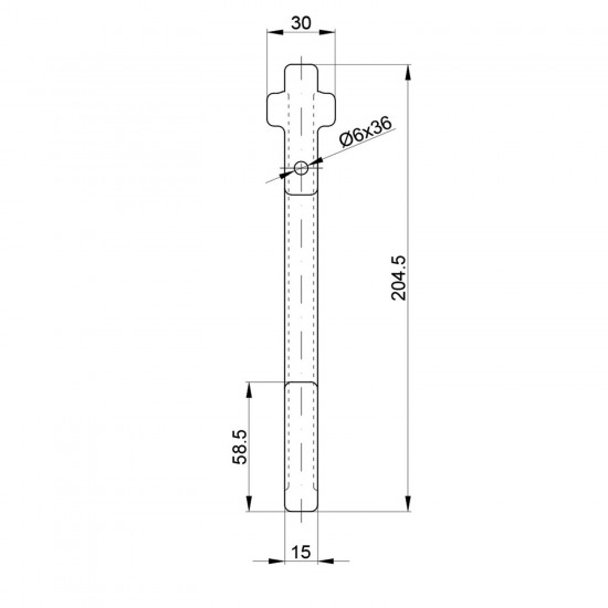 Γάντζος για Αλυσίδα Αίχμασης 13mm MBL 20t Grade 80 HO-1321 ILS