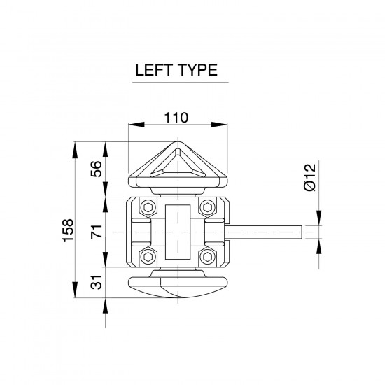 Standard Intermediate Twistlock IF-51 ILS