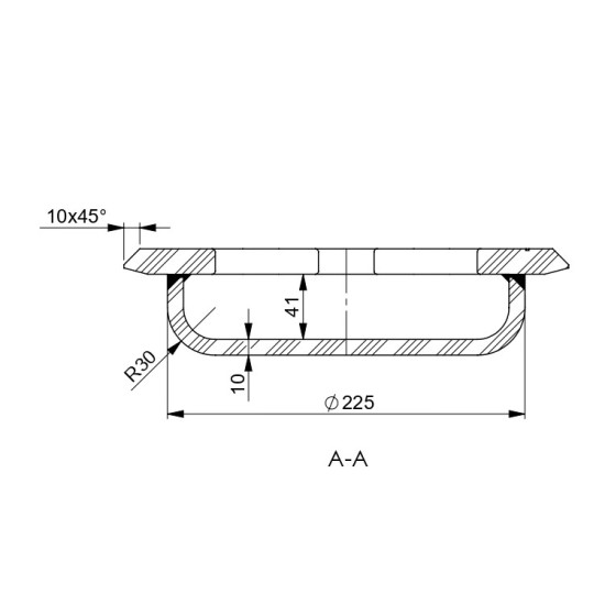 Flush Cloverleaf Socket LP-81-B(280) ILS