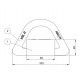D-Ring & Strap MBL 4t LP-06 ILS
