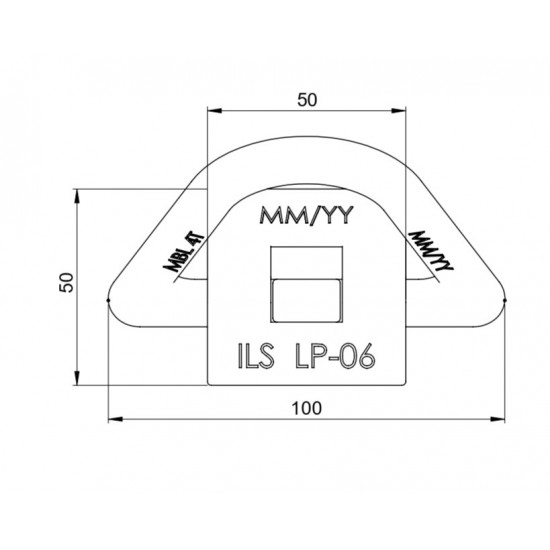 D-Ring & Strap MBL 4t LP-06 ILS