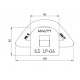 D-Ring & Strap MBL 4t LP-06 ILS