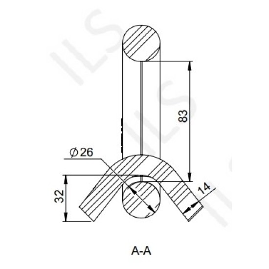 D-Ring & Strap MBL 50t LP-14 ILS
