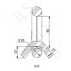 D-Ring & Strap MBL 50t LP-14 ILS