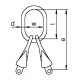 Κρίκος Αρτάνης Διπλής Αλυσίδας Special Clevis Sub-Assembly GTVK/SUN Grade 120 KWB