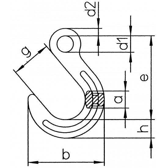 Γάντζος Foundry GH Grade 80 KWB