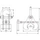 Αρπάγη Κάθετης Ανύψωσης Σιδηροτροχιών 5t Superclamp R2 REMA
