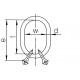 Κρίκος Αρτάνης Διπλής Αλυσίδας Special Clevis Sub-Assembly GTKR/SUN Grade 120 KWB