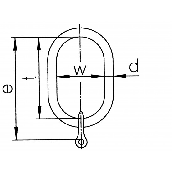 Κρίκος Αρτάνης Μονής Αλυσίδας Special Clevis Sub-Assembly GTKR/SUN Grade 120 KWB